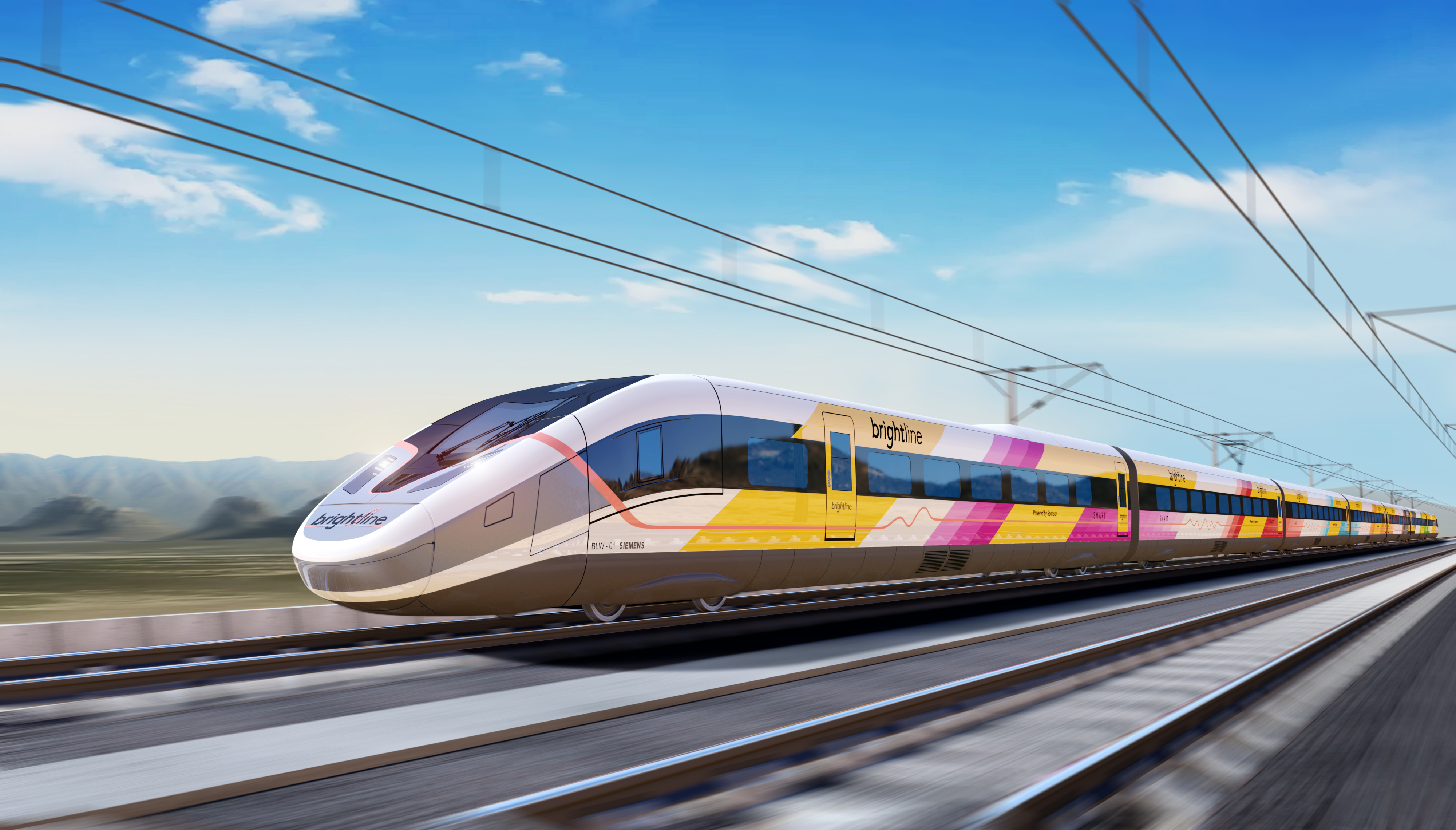Brightline West selects Siemens to manufacture new train sets.